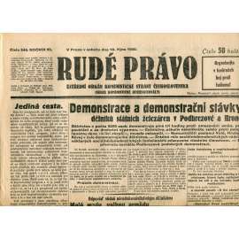 Rudé právo (18.10.1930) - staré noviny, 1. republika