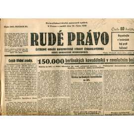 Rudé právo (19.10.1930) - staré noviny, 1. republika