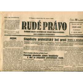 Rudé právo (12.8.1930) - staré noviny, 1. republika