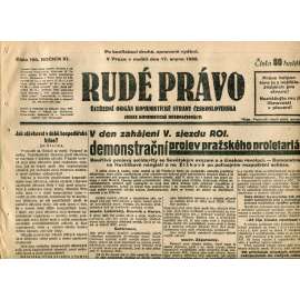 Rudé právo (17.8.1930) - staré noviny, 1. republika