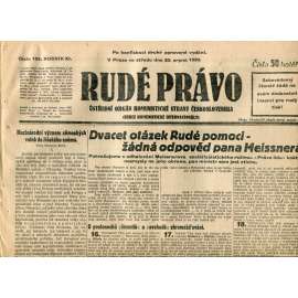 Rudé právo (20.8.1930) - staré noviny, 1. republika