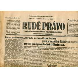 Rudé právo (24.8.1930) - staré noviny, 1. republika