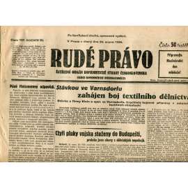 Rudé právo (26.8.1930) - staré noviny, 1. republika