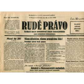 Rudé právo (28.8.1930) - staré noviny, 1. republika