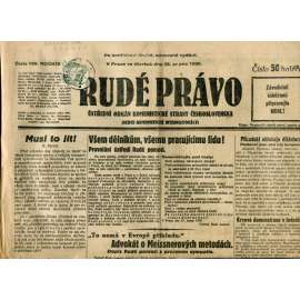 Rudé právo (28.8.1930) - staré noviny, 1. republika (pošk.)