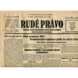 Rudé právo (29.8.1930) - staré noviny, 1. republika
