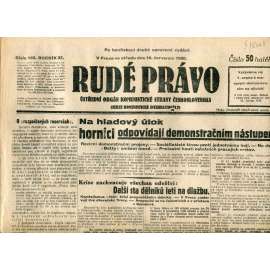 Rudé právo (16.7.1930) - staré noviny, 1. republika