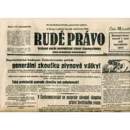 Rudé právo (25.7.1930) - staré noviny, 1. republika