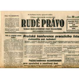 Rudé právo (29.7.1930) - staré noviny, 1. republika