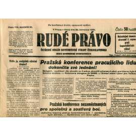 Rudé právo (29.7.1930) - staré noviny, 1. republika
