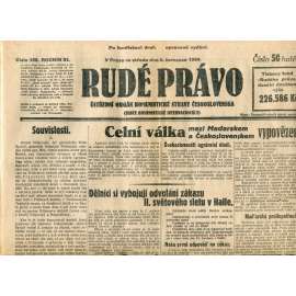 Rudé právo (2.7.1930) - staré noviny, 1. republika