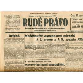Rudé právo (3.7.1930) - staré noviny, 1. republika