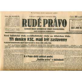 Rudé právo (4.7.1930) - staré noviny, 1. republika