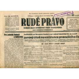Rudé právo (5.7.1930) - staré noviny, 1. republika