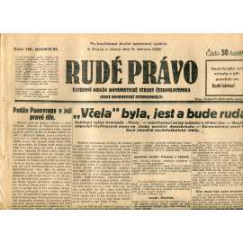 Rudé právo (3.6.1930) - staré noviny, 1. republika