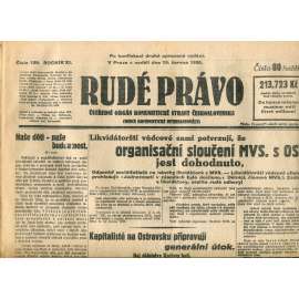 Rudé právo (15.6.1930) - staré noviny, 1. republika