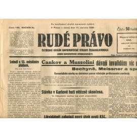 Rudé právo (17.6.1930) - staré noviny, 1. republika