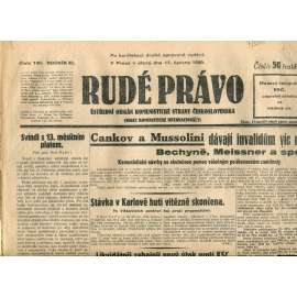 Rudé právo (17.6.1930) - staré noviny, 1. republika