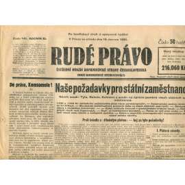 Rudé právo (18.6.1930) - staré noviny, 1. republika