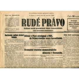 Rudé právo (24.6.1930) - staré noviny, 1. republika