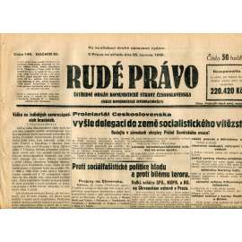 Rudé právo (25.6.1930) - staré noviny, 1. republika