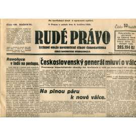 Rudé právo (9.5.1930) - staré noviny, 1. republika
