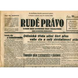 Rudé právo (10.5.1930) - staré noviny, 1. republika