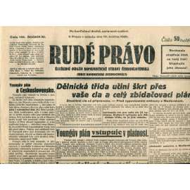 Rudé právo (10.5.1930) - staré noviny, 1. republika