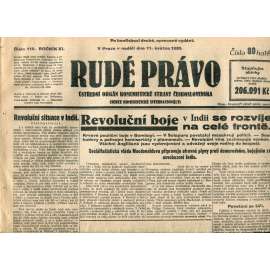Rudé právo (11.5.1930) - staré noviny, 1. republika