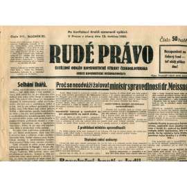 Rudé právo (13.5.1930) - staré noviny, 1. republika