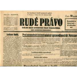 Rudé právo (13.5.1930) - staré noviny, 1. republika