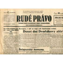Rudé právo (18.5.1930) - staré noviny, 1. republika