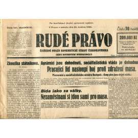 Rudé právo (24.5.1930) - staré noviny, 1. republika