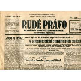 Rudé právo (25.5.1930) - staré noviny, 1. republika