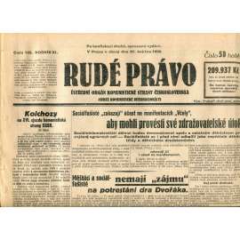 Rudé právo (27.5.1930) - staré noviny, 1. republika