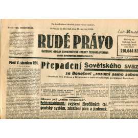 Rudé právo (29.5.1930) - staré noviny, 1. republika