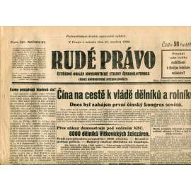 Rudé právo (31.5.1930) - staré noviny, 1. republika