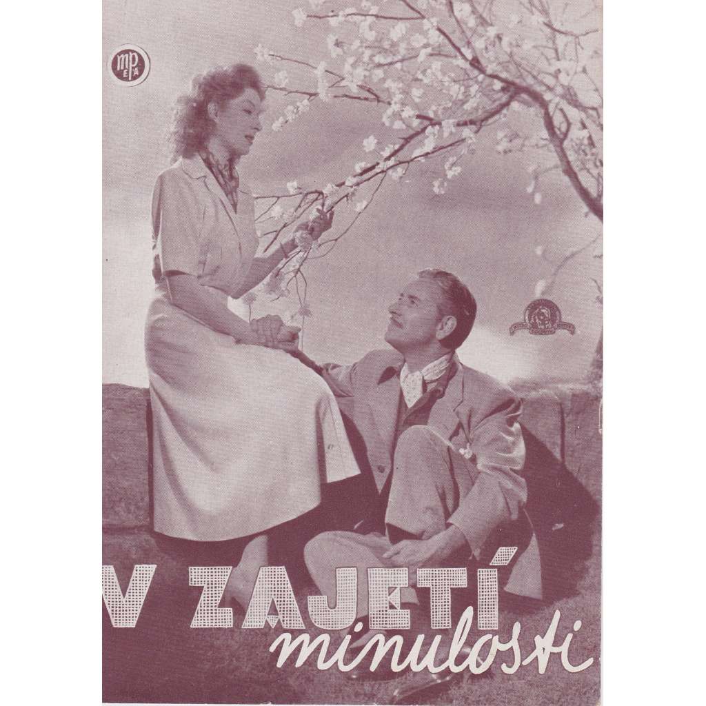 V zajetí minulosti. Bio-program v obrazech. Filmový prospekt z kina. (režie Mervyn le Roy, hrají R. Colman, G. Garson)