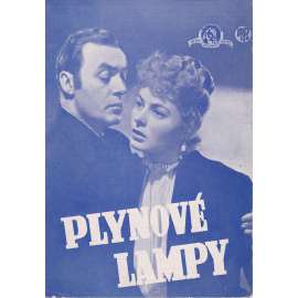 Plynové lampy. Bio-program v obrazech. Filmový prospekt z kina. (režie George Cukor, hrají Ch. Boyer, I. Bergman)
