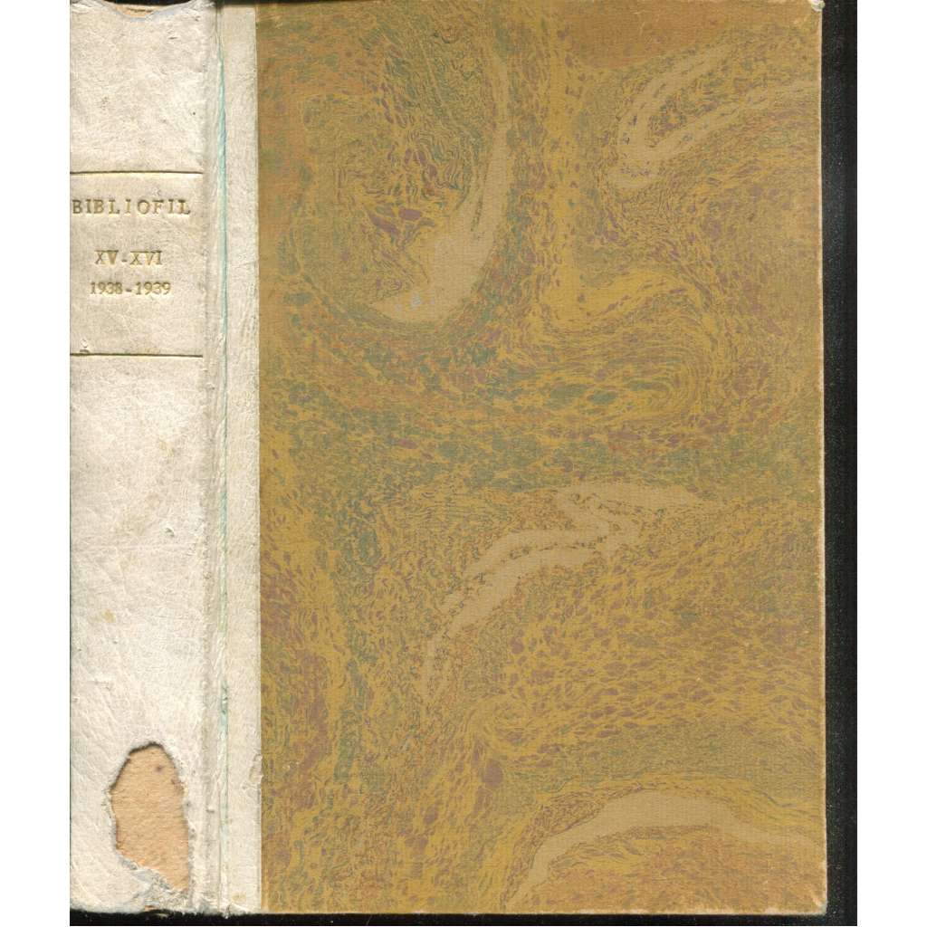 Bibliofil, ročník XV./1938 a XVI./1939. Časopis pro pěknou knihu a její úpravu
