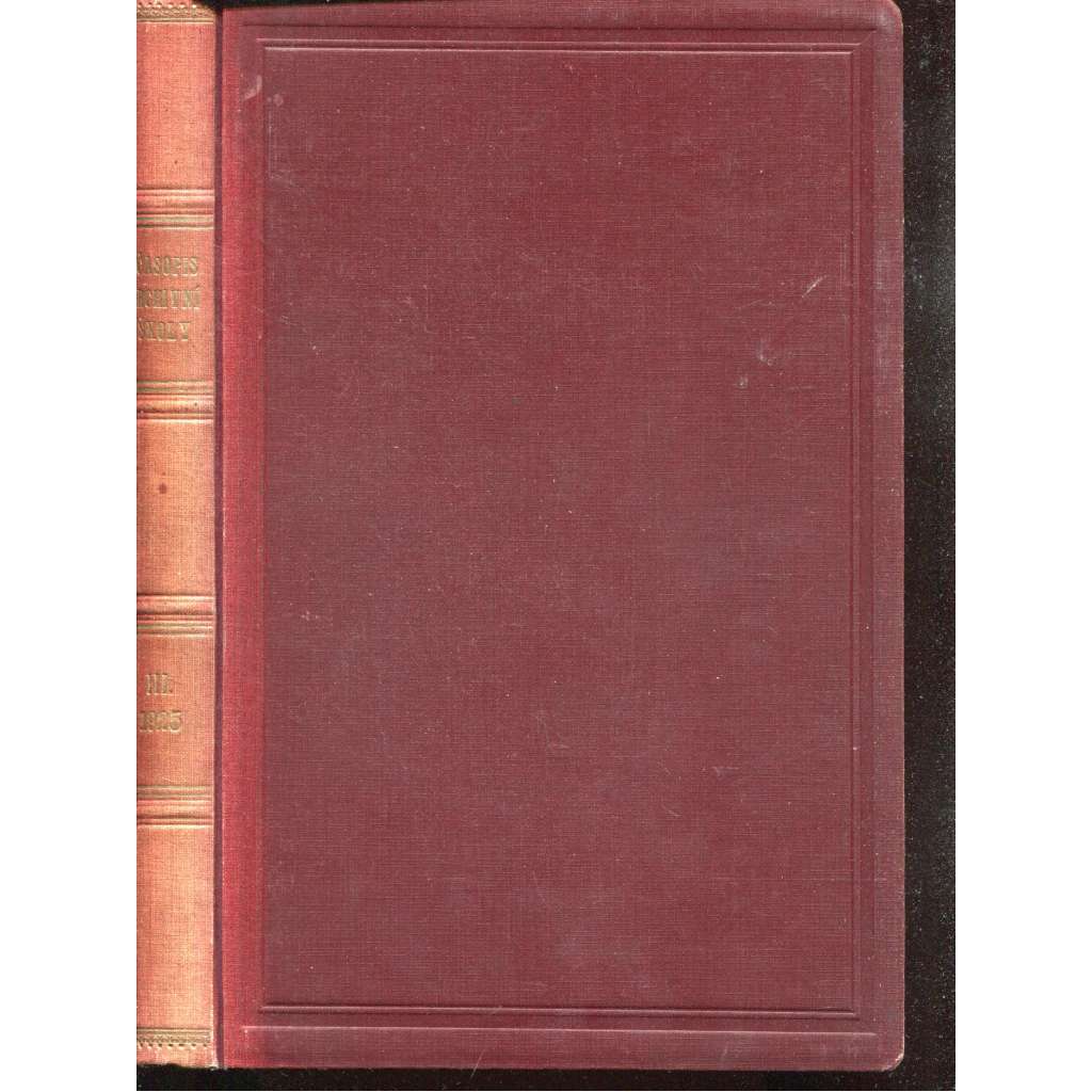 Časopis archivní školy, ročník III./1926