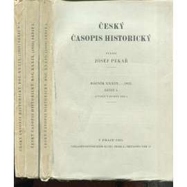 Český časopis historický, roč. XXXIX./1933