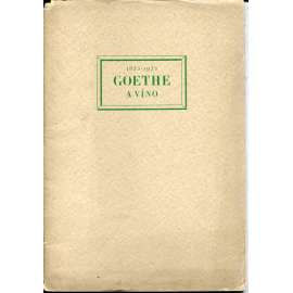 Goethe a víno (podpis Fr. R. Čebiš)