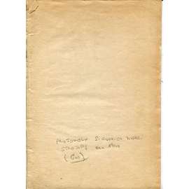Protokoly sionských mudrců (strojopis, cca 1940)