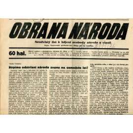 Obrana národa 30.10.1936 (antisemitismus, antisemitské, protibolševické noviny)