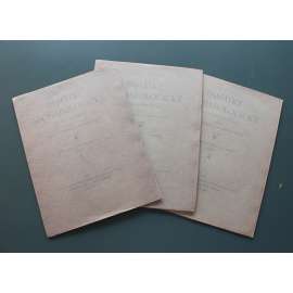 Památky archaeologické 1931, sešit 1-4 (časopis, archeologie, mj. J. Čadík - Antická kamej z Karlštejna; F. Matouš - Klenba kaple betlémské; V. Novotný - Poznámky o českém renesančním sgrafitu)