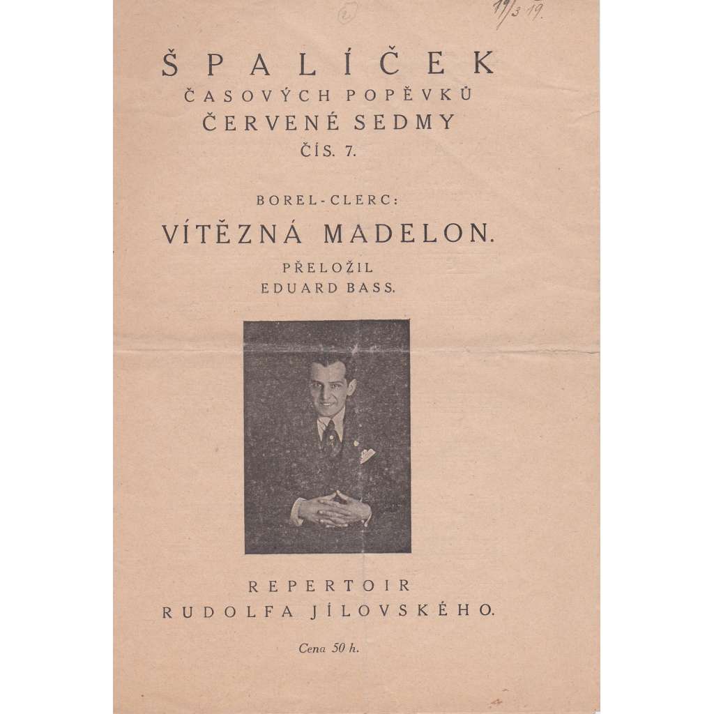 La madelon de la Victoire. Špalíček časových popěvků Červené sedmy 7