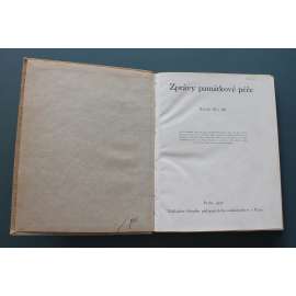 Zprávy památkové péče 1952, roč. XI-XII (časopis, památková péče, mj. M. Korecký - Tvorba K. I. Dienzenhofera; Z. Wirth - Ochrana památek v SSSR; Drábské světničky; O. Votoček - Oplakávání Krista z Litoměřic; Stavební památky první kategorie)