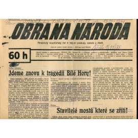 Obrana národa 8.11.1935 (antisemitismus, antisemitské, protibolševické noviny)