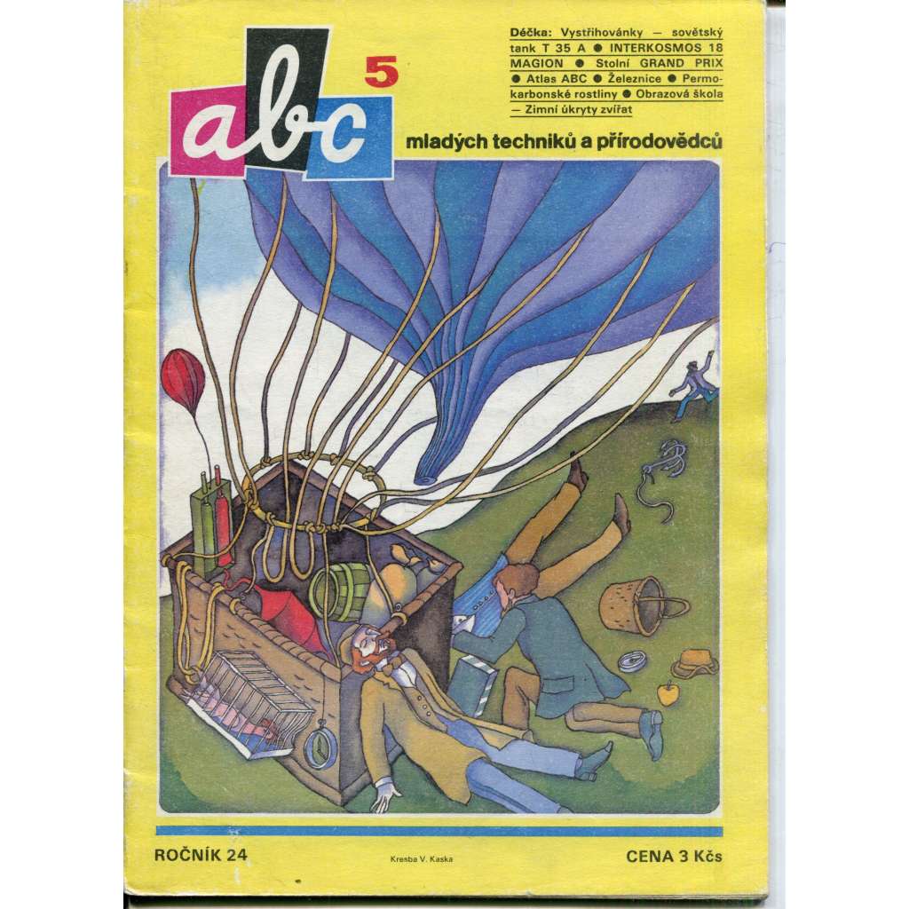 Časopis ABC, číslo 5., ročník 24/1979 [Jedno číslo časopisu. Obsahuje všechny vystřihovací modely na polokartonu - déčka]